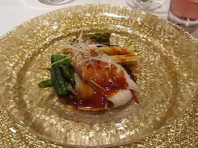 重慶飯店コース料理中華風サラダ