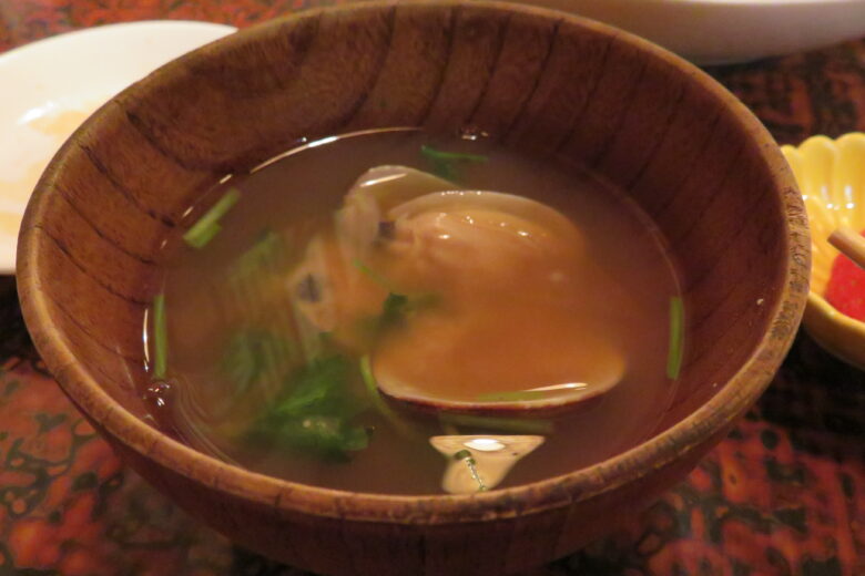旬菜四季　あさりの味噌汁